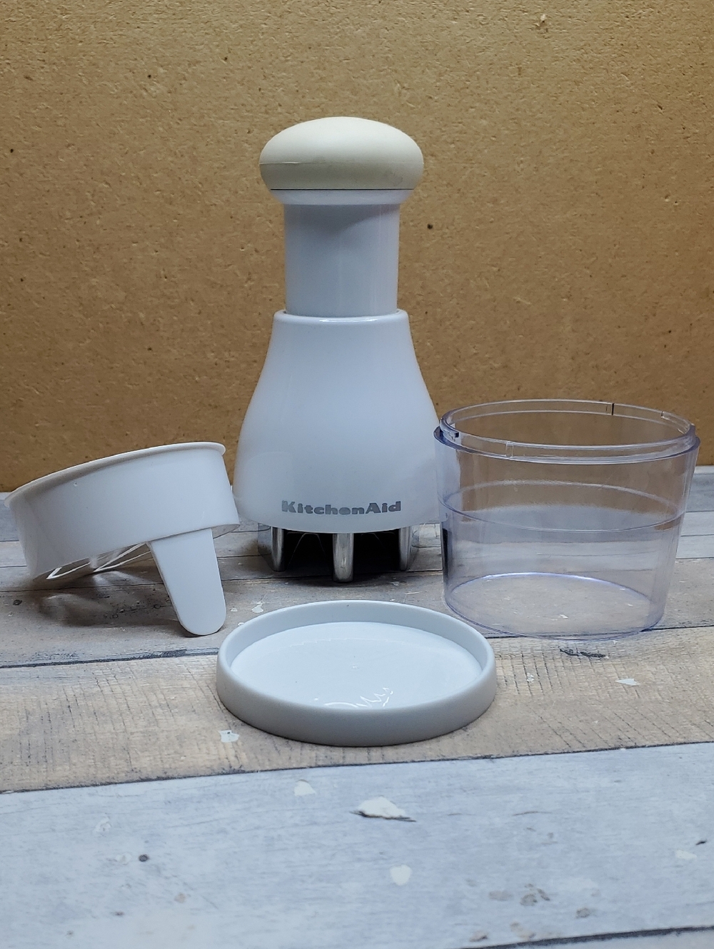 KitchenAid White Manual Chopper